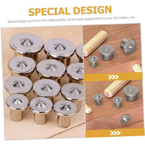 Zerodeko 20-Piece Dowel Pin Marker Alignment Tool Set for Woodworking Centering for Precision Hole Drilling and Woodworking Accessories in Saudi Arabia