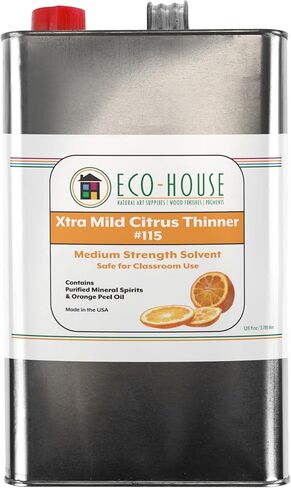 Eco-House Extra Mild Citrus Thinner - 4oz Bottle in Saudi Arabia