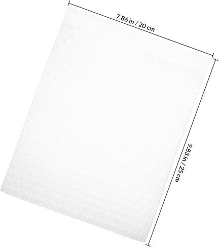 GARVALON 100pcs 20x25cm Thickened Bubble Pouches Shockproof Cushioning Bags for Packing, Shipping, Relocation and Storage Protection in Kuwait