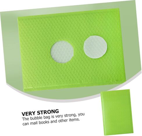 Cabilock 20pcs Thickened Matte Bubble Pouch Shipping Bags Waterproof Shock-absorbent Packaging Bags for Clothing Mailer, Green and Black Po Film 28x43cm for Secure Courier Use in Saudi Arabia