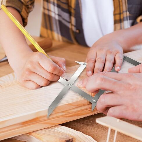 12 Point Center Finder Pro – Precision Measuring Tool for Woodworking, Welding & DIY Projects (Silver 12 Point) in Kuwait