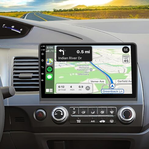 راديو ستيريو للسيارة لـ Honda CRV 2007-2011 ، Android 13.0 (4G RAM 64G ROM) in Kuwait