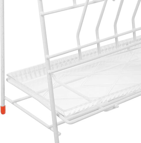 GANAZONO Test Tube Drying Rack 32-Slot Laboratory Metal Draining Holder with Plastic Coating, Glassware Drying Rack for Lab Bottles and Tubes in Saudi Arabia