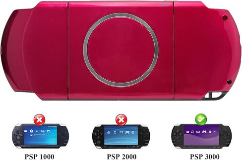 OSTENT Full Housing Shell Faceplate Case Repair Replacement for Sony PSP 3000 Color Silver in Saudi Arabia