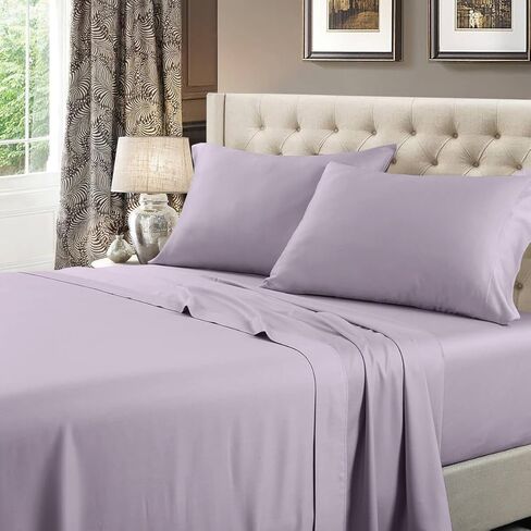 Royal Hotel Bedding Solid White 600-Thread-Count 4pc Olympic Queen Bed Sheet Set 100-Percent Cotton, Sateen Solid, Deep Pocket in Saudi Arabia