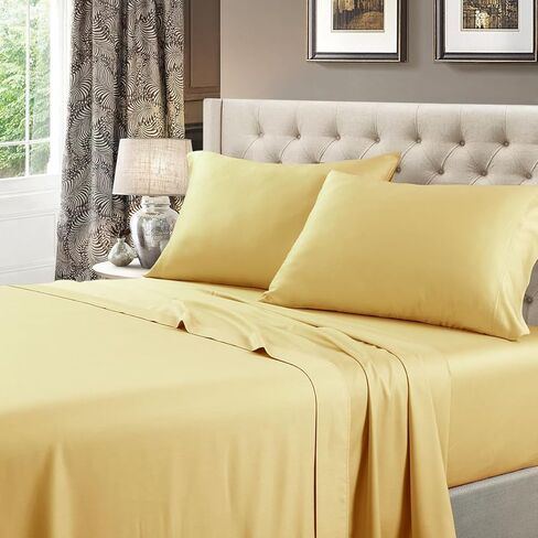 Royal Hotel Bedding Solid White 600-Thread-Count 4pc Olympic Queen Bed Sheet Set 100-Percent Cotton, Sateen Solid, Deep Pocket in Saudi Arabia