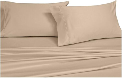Royal Hotel Bedding Solid White 600-Thread-Count 4pc Olympic Queen Bed Sheet Set 100-Percent Cotton, Sateen Solid, Deep Pocket in Saudi Arabia