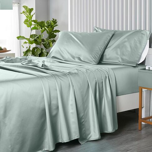 Royal Hotel Bedding Solid White 600-Thread-Count 4pc Olympic Queen Bed Sheet Set 100-Percent Cotton, Sateen Solid, Deep Pocket in Saudi Arabia