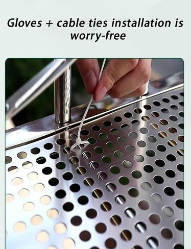 304 Stainless Steel Perforated Sheet, 10mm Hole Decorative Metal Mesh Screen for Windowsill Guardrail, Flower Stand, Durable and Stylish (40x400cm) in Saudi Arabia