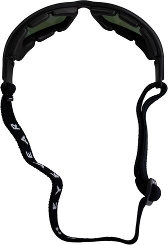 نظارات Epoch Eyewear Goggle للرياضات والدراجات النارية نظارات أمان مبطنة ANSI Z78.1 إطار أسود مع عدسة مرآة زرقاء in Saudi Arabia