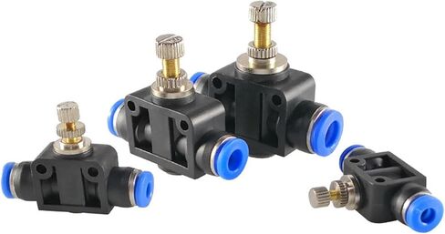 موصل قابس هوائي سريع SA4/6/8/10 نوع خط الأنابيب صمام خانق أحادي الاتجاه أنابيب هواء 1 قطعة (SA8) in Kuwait