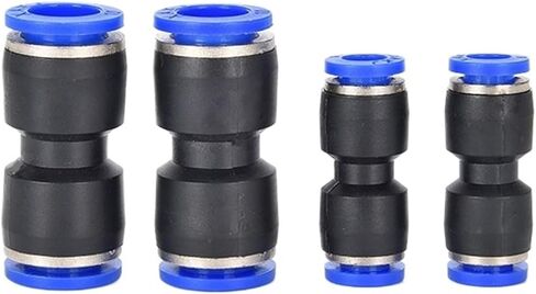 بو الأزرق المقابس السريعة اتجاهين أنابيب الهواء موصل 4 6 8 10 12 16 مللي متر البلاستيك 1 قطعة (PU14) in Kuwait