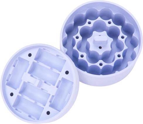 Silicone 3ml Vial Insert set Compatible with 32/25/18oz Hydrapeak Food Jar, Insert Peptide Storage for 3ml Vial (16.5×39mm), Freezer/Fridge/Travel Ready (No Thermos/Vials, Purple, 1 Short +2 Tall) in Saudi Arabia