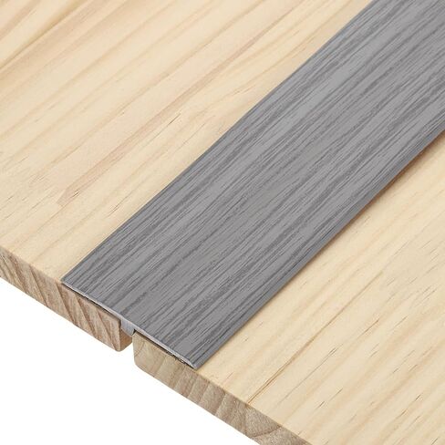 uxcell T-Molding Transition Strips, 3.28 ft x 1.97" (L x W) PVC Floor Flat Divider Strip Self Adhesive Vinyl Flooring Edging Trim for Joining Floor Gaps Doorways, Maple Wood Grain in Saudi Arabia