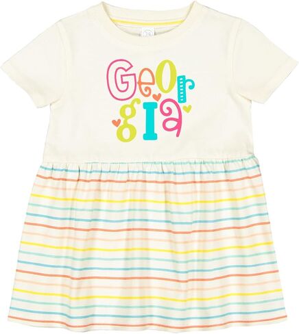 فستان الرضع ولاية جورجيا الملونة من إنكتاستيك in Kuwait