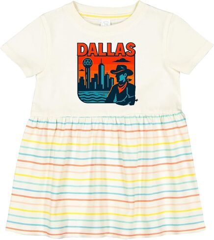 inktastic Dallas Texas Skyline Infant Dress in Saudi Arabia
