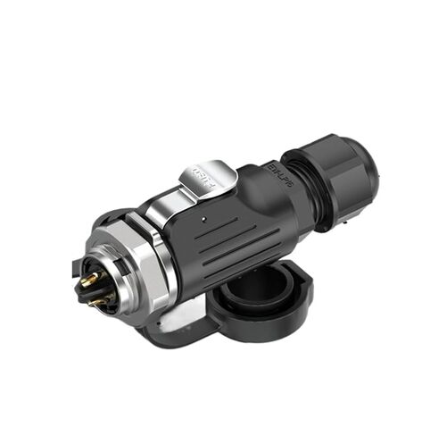 EW-LP16 مقبس طاقة معدني شفة 2/3/4/5 سلك قفل لولبي أساسي موصل مقاوم للماء الصناعي (EW-LP16-4P) in Kuwait