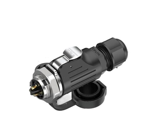 EW-LP16 Panel Metal Lock Wire Power Connector 2/3/4/5 core Screw Waterproof Aviation(EW-LP16-4P) in Kuwait