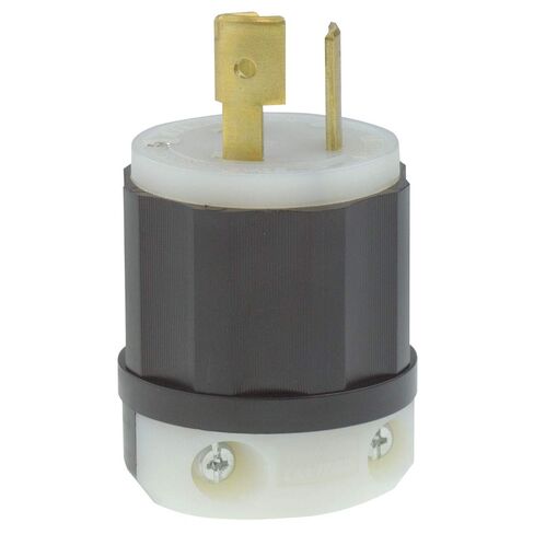 2661 30 أمبير 125/250 فولت NEMA L10-30P 3P 3W قفل المكونات الصناعية غير المؤرضة - أسود-أبيض in Kuwait