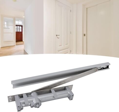 Automatic Door Closer, Adjustable Self Closing Door Hinge Spring Loaded Zinc Alloy 90 Degrees for Residential Commercial in Saudi Arabia