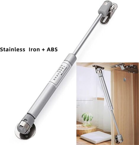 1 قطعة باب من الفولاذ المقاوم للصدأ أقرب خزانة أثاث البقاء لينة إغلاق المفصلي الهيدروليكية رفع غازي تبختر دعم قضيب الضغط 100N in Kuwait