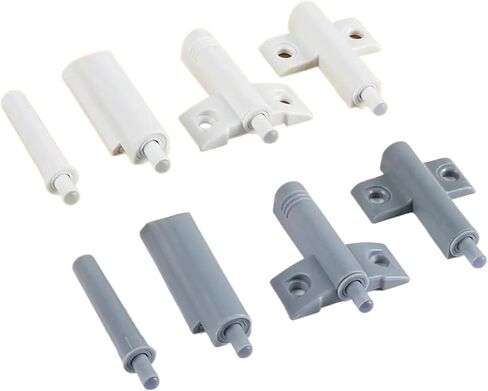 باب هوائي، عازلة مثبط إغلاق ناعمة، ادفع لفتح مكبس مضاد للإغلاق، خزانة المطبخ، درج هادئ، أجهزة الأثاث (النمط الرمادي 1) in Kuwait