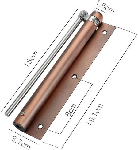 باب قابل للتعديل أقرب مفصلات من الفولاذ المقاوم للصدأ زنبرك منزلي لإغلاق مقاوم للحريق (برونز أحمر كبير) in Kuwait