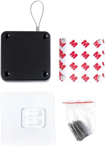 Punch-Free Door Closer 500g-1000g Tension Closing Device Hardware Soft Close Furniture(White 1000g) in Saudi Arabia