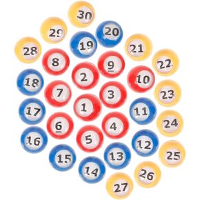 30 قطعة من كرات اليانصيب من بيسبورتبل، كرات آلة بينجو خفيفة الوزن لألعاب الحفلات للبالغين in Kuwait