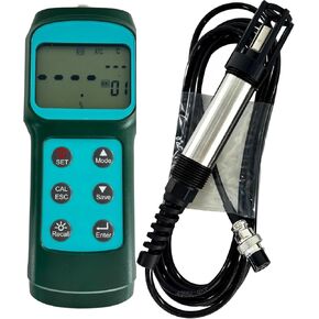 جهاز قياس الأكسجين المذاب البصري DO محلل مع مسبار 3.5 متر نطاق قياس الأكسجين المذاب 0 ~ 15 مجم / لتر أو 0 ~ 119.9٪ محلول 0.1 (مجم / لتر) 99 نقطة معايرة السجلات 100.0٪ في الهواء in Kuwait