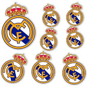 ملصق صبار الصحراء ريال مدريد FC ملصق من الفينيل Los Blancos Madridistas لكرة القدم والكمبيوتر المحمول وزجاجة مياه وقصاصات السيارة (النوع 3-1) in Saudi Arabia