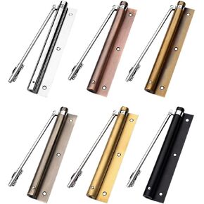 باب قابل للتعديل أقرب مفصلات من الفولاذ المقاوم للصدأ زنبرك منزلي لإغلاق مقاوم للحريق (أسود كبير) in Kuwait