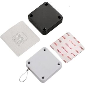 بدون مثقاب 1500N سحب ناعم وإغلاق باب الحبل الصامت أقرب للأبواب المنزلقة للمكتب وغرفة النوم (قطعتان باللون الأسود) in Kuwait