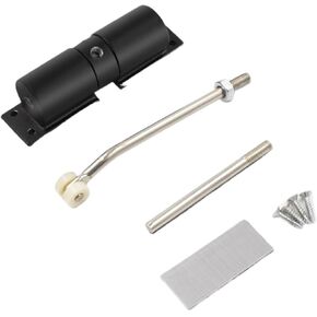 Spring Buffer Door Closer Adjustable Speed Mute Soft Closing Convert Hinged Doors to Self-Closing(Square-Black) in Kuwait