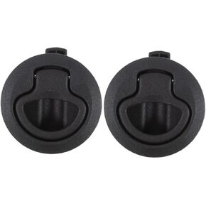 Lurrose 2 قطعة مزلاج دائري سحب فتحة القارب ملحقات سهلة التركيب لخزانة Rv تصميم انسيابي لتعزيز الأمن in Kuwait