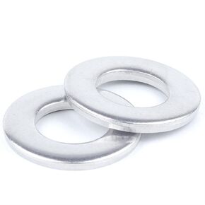 Qinlu-غسالات الألومنيوم المسطحة غسالة الرأس ختم طوقا ختم حلقة سمك M5 M6 M8 M10 M12 M14 M16 M18 M20 M22 M24، لإصلاح المصانع (M10X14X1 (30 قطعة)) in Kuwait