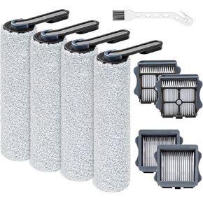 Roller Brush Replacement Compatible with Tineco iFLOOR 5 Breeze/Floor ONE S5/Floor ONE S5 Pro Wet Dry Vacuum Cleaner, Replacement Parts Include 3 Roller Brushes, 4 Filters, 1 Cleaner Brushes in Kuwait