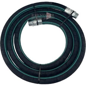 Parker 98108375 Hose Assembly – 1-1/4 in. x 15 ft, Black, Nylon Braid Reinforced Hose w/EPDM Cover, 2 Nylon Braids, Coiled Design | Farming Equipment in Kuwait