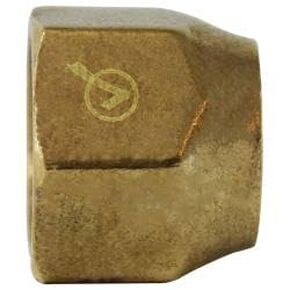 AMC 704020-1008 صامولة قصيرة مزورة، 5/8 × 1/2 بوصة أنثى SAE متوهج، نحاس (عبوتان) in Kuwait