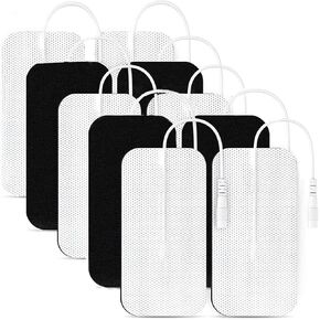 SM Electrodes 10 قطع وسادات بديلة لوحدة عشرات 2x4، وسادات قطب كهربائي قابلة لإعادة الاستخدام، متوافقة مع AUVON TENS، TENS 7000، وحدة Etekcity Tens in Kuwait