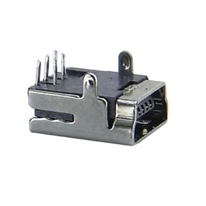 fengpeng 20pcs/50pcs/lot USB Flat Edge DIP 5 Pin 2 Feet Connectors Female MINI Connector Port Jack Sockect Terminals Tail Plug(50 Piece) in Kuwait