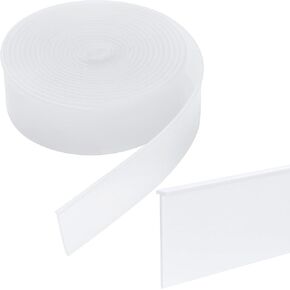 moonoom 108'' T-Type Shower Door Bottom Seal Strip, Clear Framed Door PVC Bottom Sweep Trim, Waterproof Shower Doors Insert Seals for Home Bathroom Kitchen Doors in Kuwait