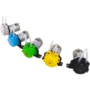 1 قطعة 12 فولت/24 فولت تيار مستمر لتقوم بها بنفسك مضخة الجرعات الملونة رأس الجرعات التمعجية (أصفر ، 12 فولت) in Kuwait