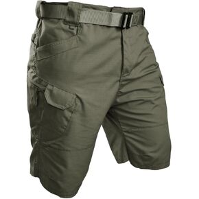 Mens Classic Cargo Stretch Shorts Casual Lightweight with Multi Pockets Outdoor Hiking Work Shorts for Summer Beach in Kuwait