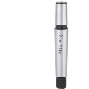 TOPINCN Arbor Morse Taper 2MT to Taper B16 Drill Chuck Arbor Ground Hardened Heat Treated Steel 40Cr 112mm 4.41in 0.01mm Lathe Tool Holder Connector in Kuwait