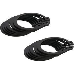 مشبك إحكام خارجي، 20 قطعة مشبك فولاذي على شكل حرف C 65Mn، حلقة تثبيت خارجية للسيارات والصمامات والمحامل (56 مم) in Kuwait