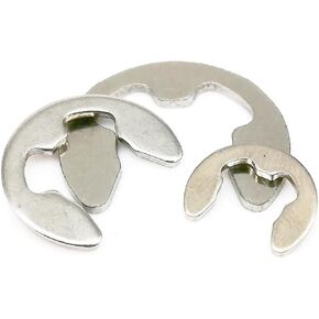 مشبك إحكام خارجي، M1.2 .5 M2 M3 M4 M5 M6 M7 M8 M9M10M11M12M13M15M16 304 غسالة عمود من الفولاذ المقاوم للصدأ مشبك E خارجي (M8 50 قطعة) in Kuwait