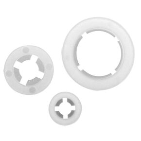 Essentra, 16FWRT312032, Natural Nylon Anti-Loss Washer Retaining Washer - 11.9 mm (0.470 in) - 18.6 mm (0.734 in) - Thickness 0.8 mm (0.032 in) - Compatible Screw Sizes 5/16 (1000 Item/s) in Saudi Arabia