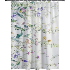 ستارة دش ديكور الحمام بطباعة اليعسوب مع خطافات، ستارة دش عتيقة مقاومة للماء للصيف، ستائر بوهو من القماش قابلة للغسل لقضاء العطلات وديكور الحمام الممتع 60 × 72 بوصة in Kuwait