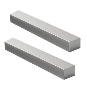 قضيب مسطح من الألومنيوم مربع بطول 16 بوصة، قضيب ألومنيوم مربع 3/4 بوصة (19 مم) × 3/4 بوصة (19 مم) × 16 بوصة (406 مم)، لوحة ألومنيوم للأغراض العامة 6061، مخزون مطحنة جديد صلب T6511 (قطعتان) in Kuwait